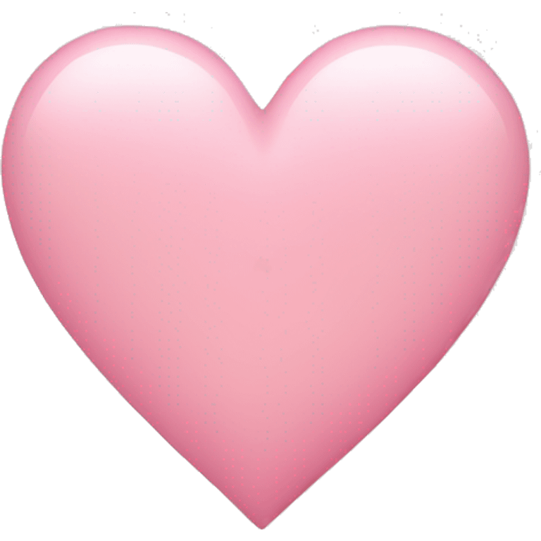 light pink heart emoji