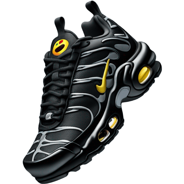 3D perspective nike tn black emoji