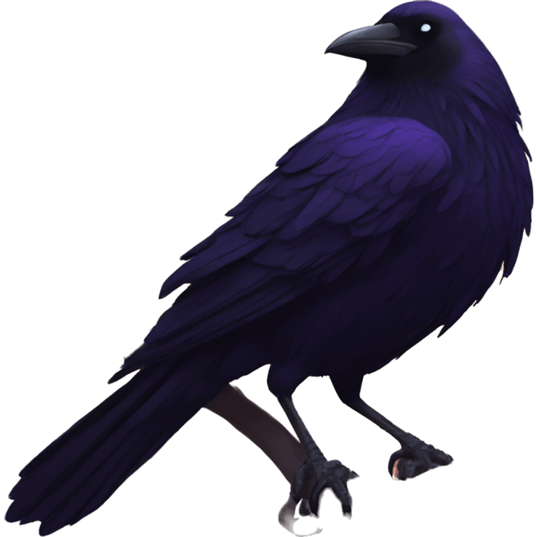 Raven night emoji