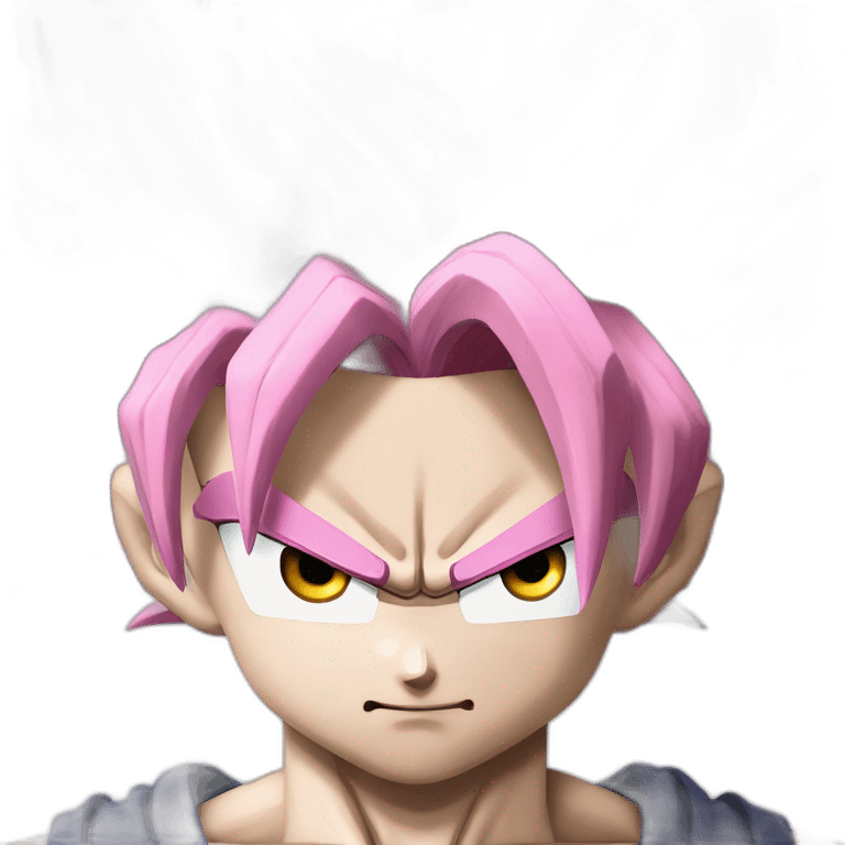 Goku black ssj rose qui rigole emoji