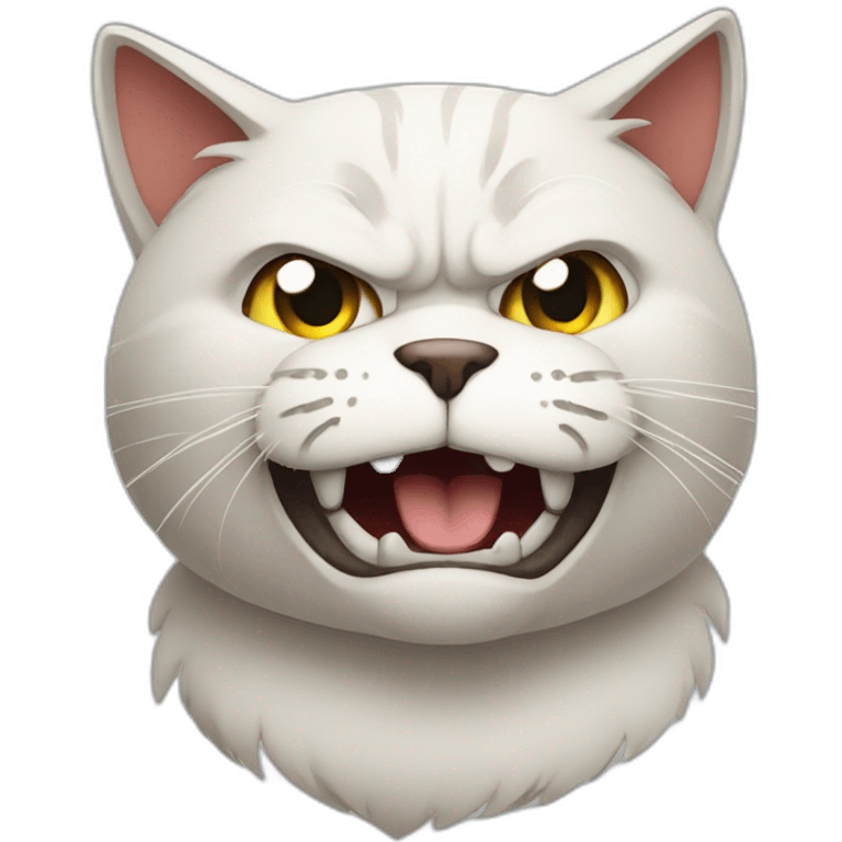 Angry cat emoji