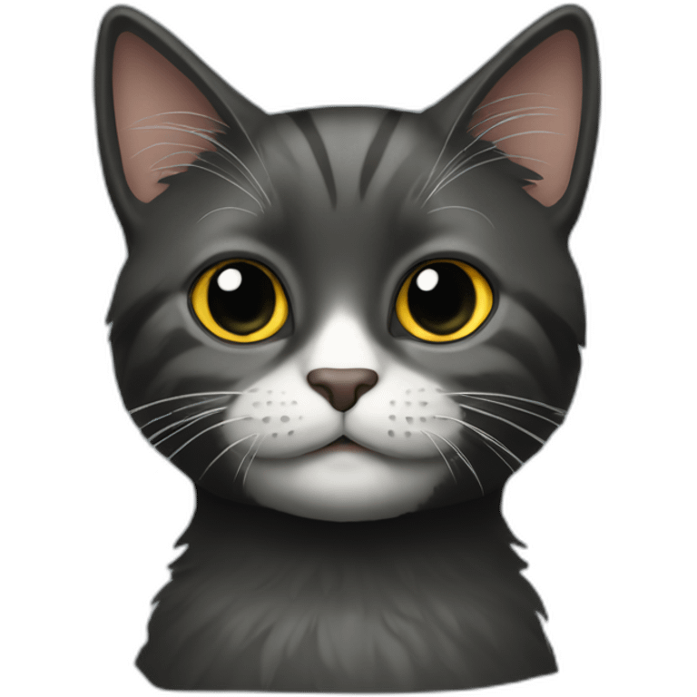 Kotzende-schwarze-Katze emoji