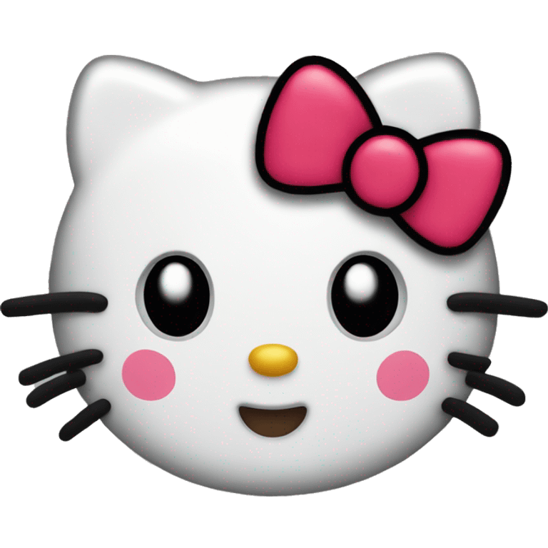 hello kitty face emoji