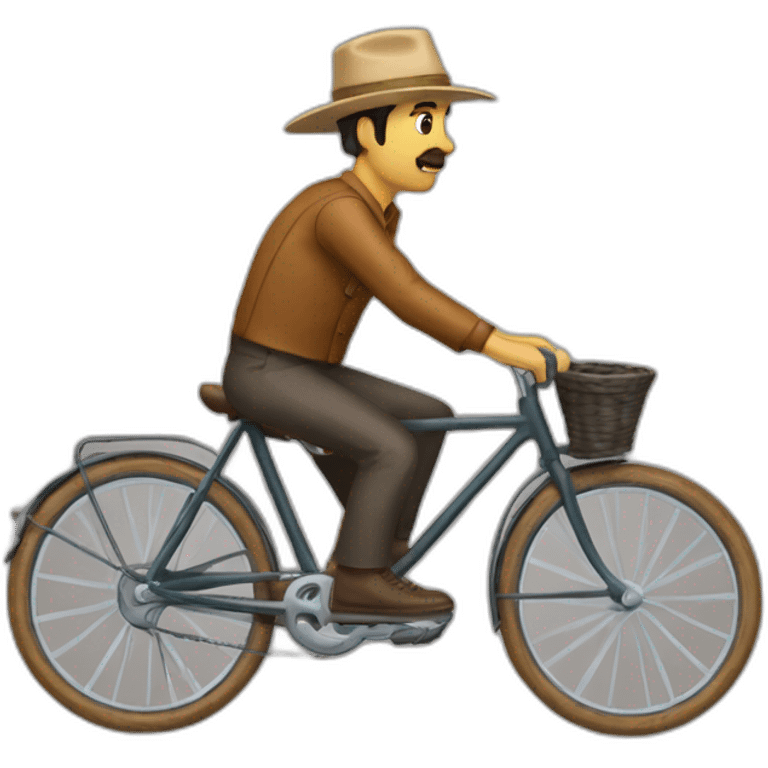 Llanero solitario en bici emoji