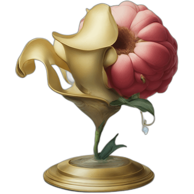 Persistence of Memory by Salvador Dali in the style of Disney’s Beauty and the Beast emoji