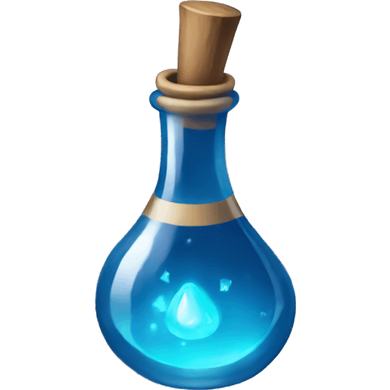 Magic blue potion  emoji