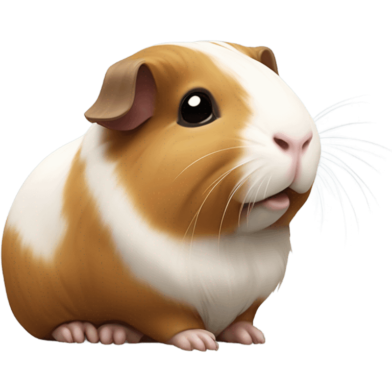 Guinea pig praying in a church emoji