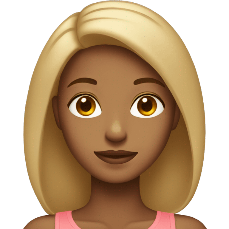 clean girl tan relaxed emoji