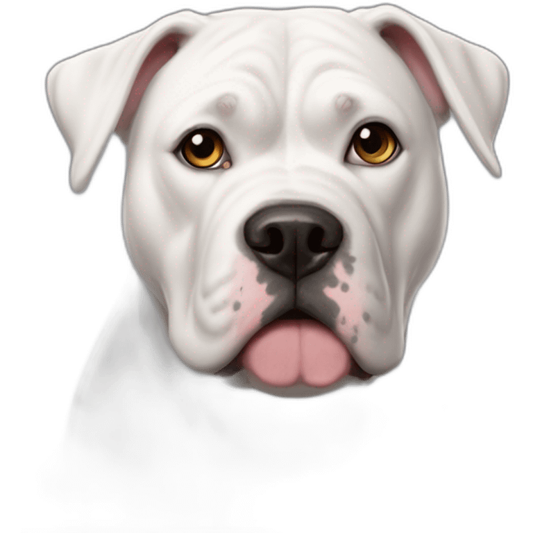 White American Bulldog named Chance who starred in Disney Homeward Bound: The Incredible Journey emoji