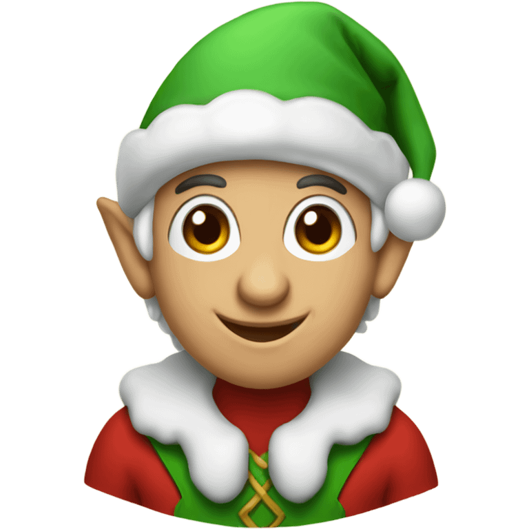 Christmas elf emoji