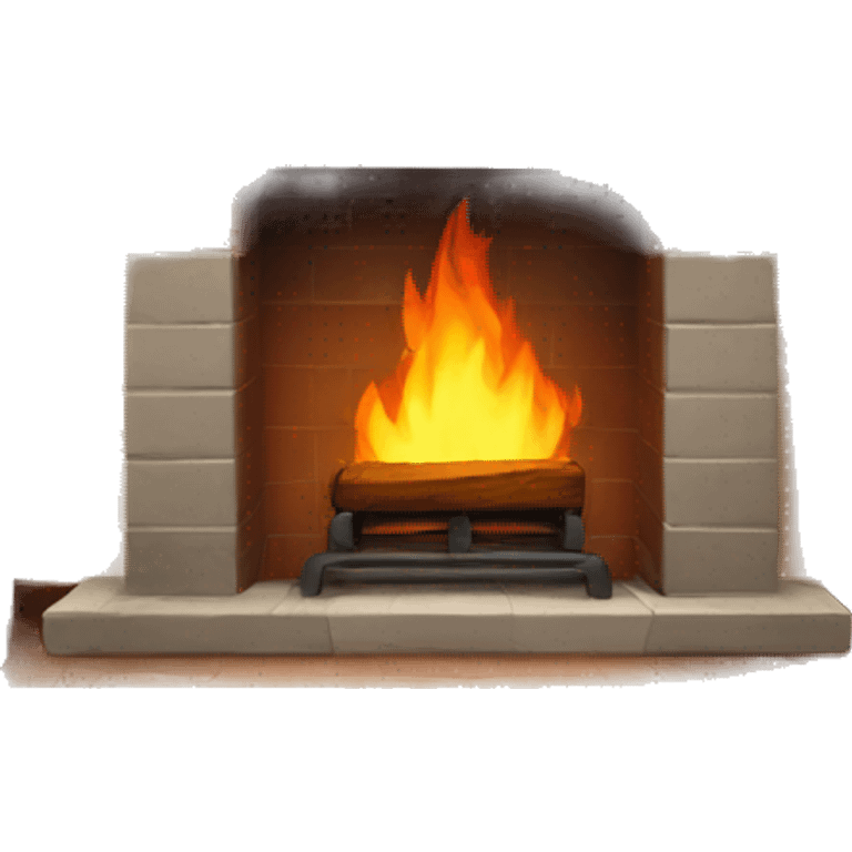 Warm fireplace on a cold day emoji