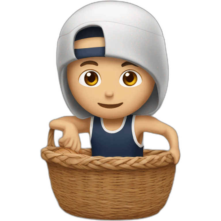 eminem playing basket emoji