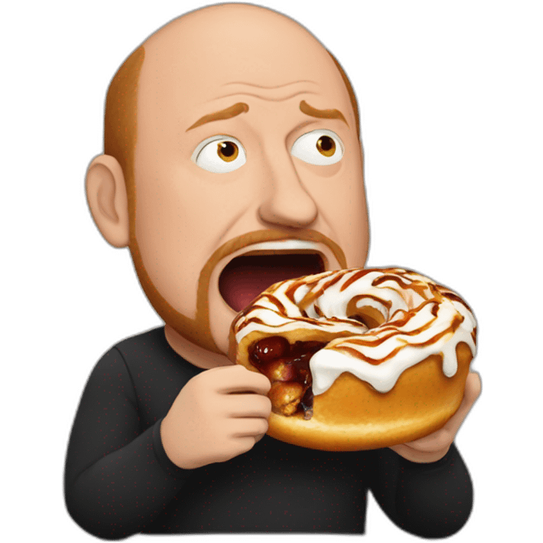 louis ck eating a cinnabon emoji