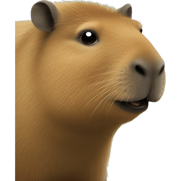 The capybara goes out the window emoji