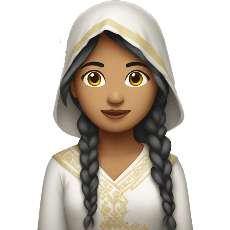 Filipino girl with vail emoji