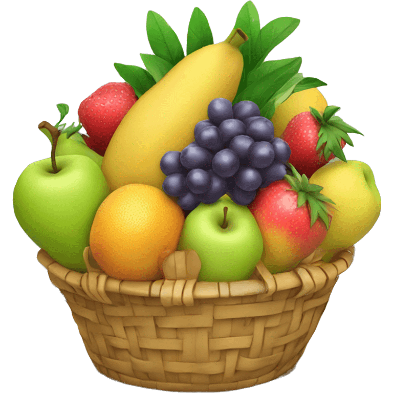 Fruit basket emoji