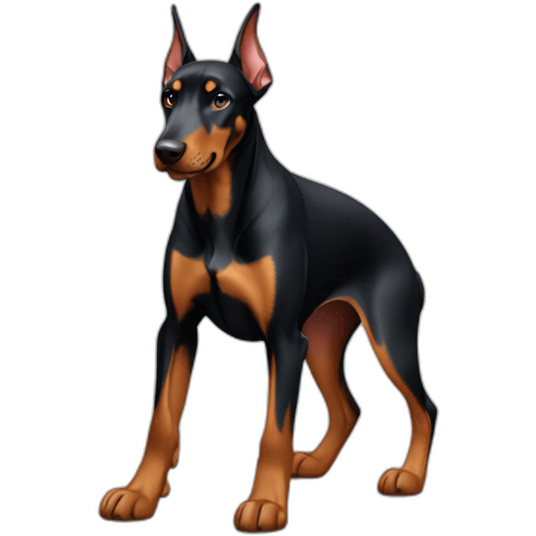 doberman joyeux emoji