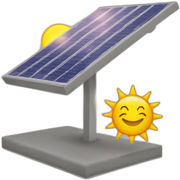 panneau solaire emoji