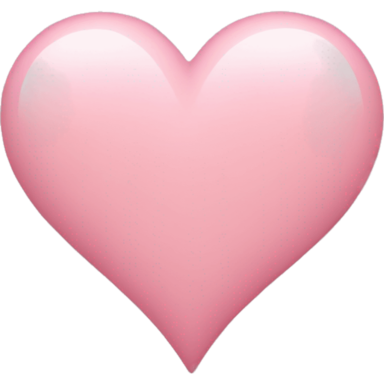 Light pink heart emoji