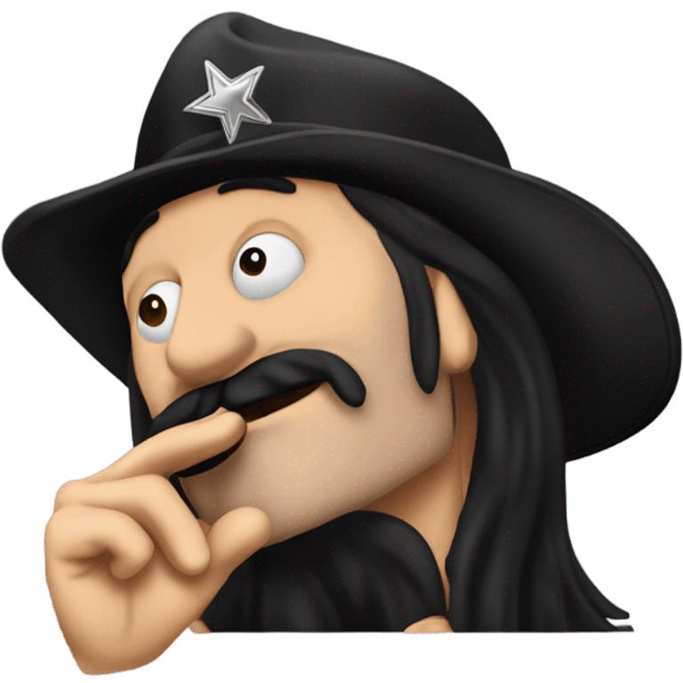 lemmy sending a kiss emoji