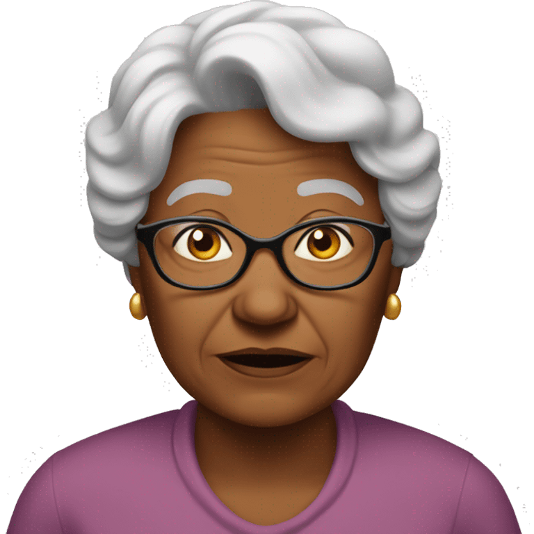 Grandma poor decisions emoji