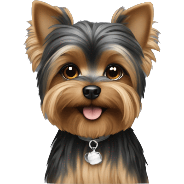 Small black yorki  emoji