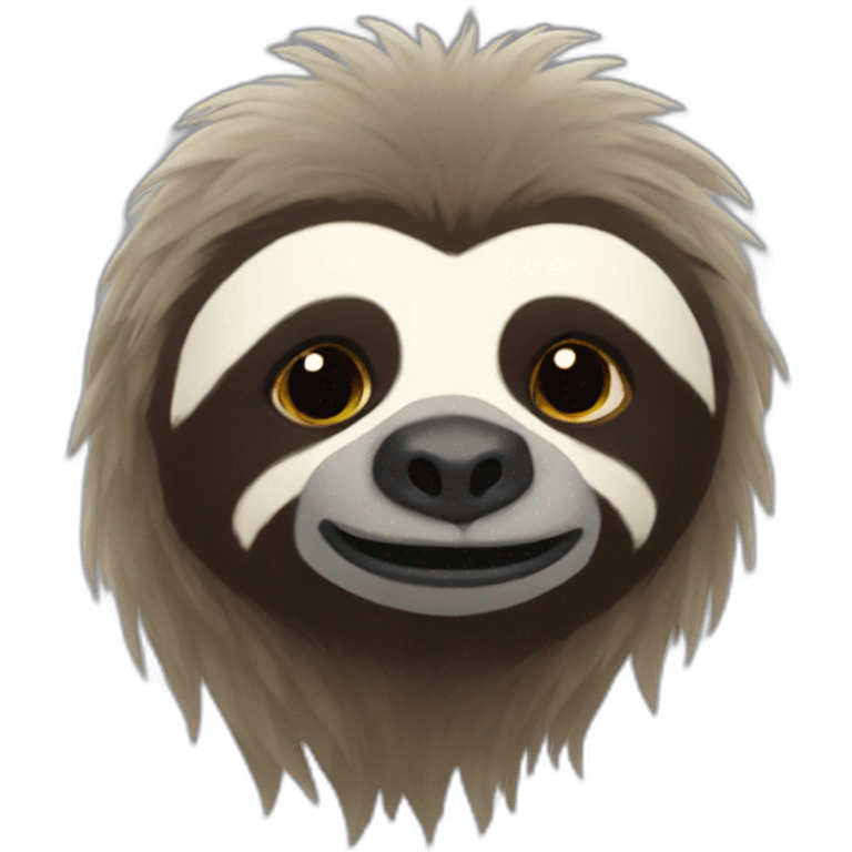 Smoky sloth emoji