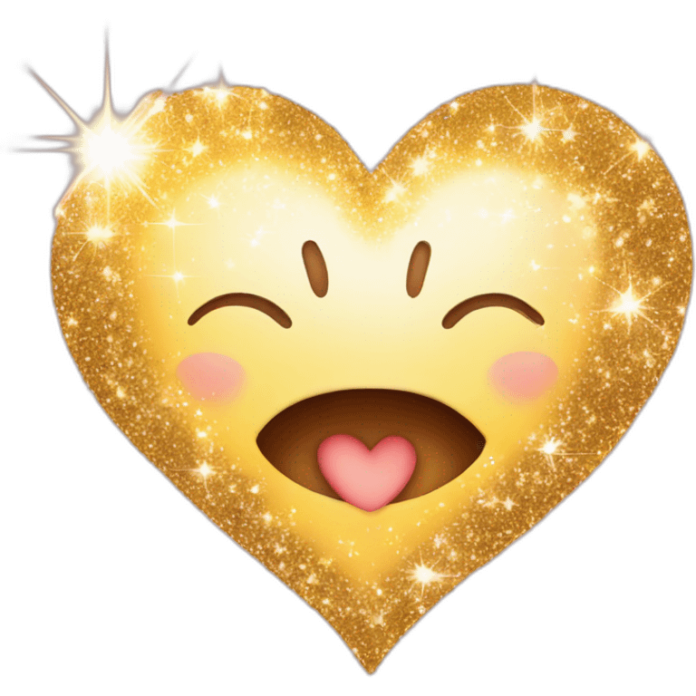 heart with sparkle emoji