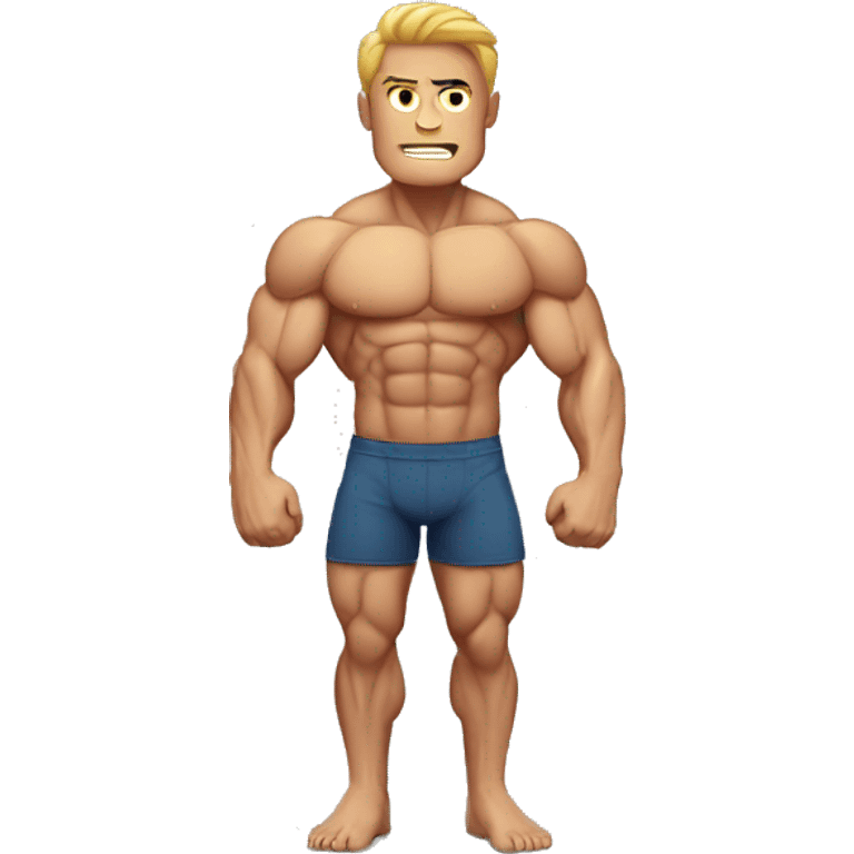 Muscle man emoji