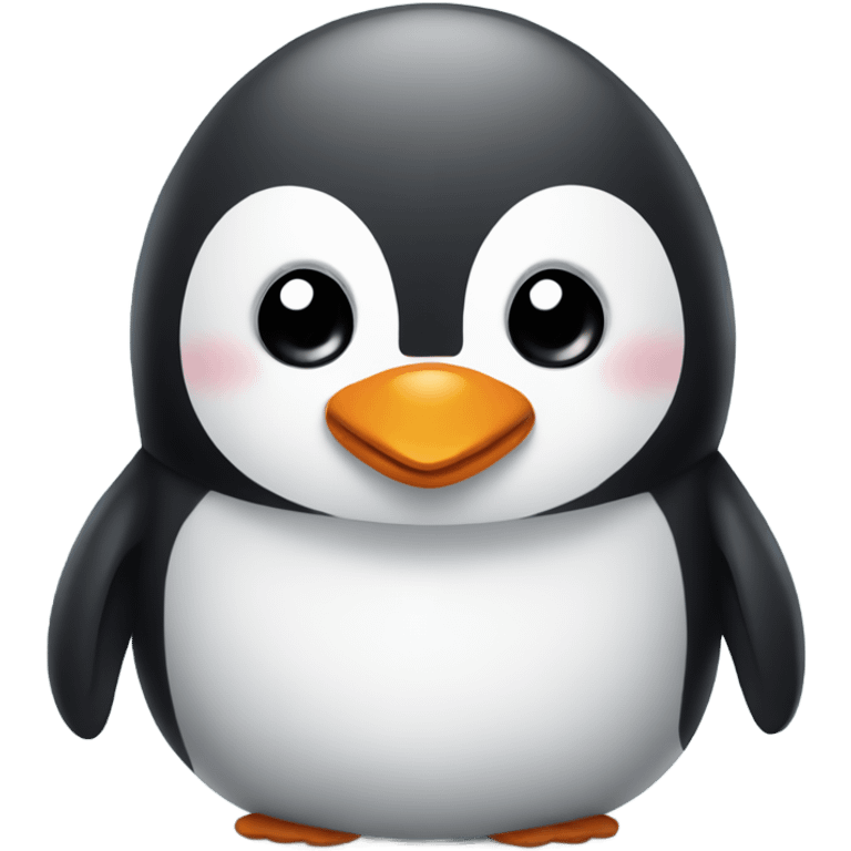 Cute penguin emoji