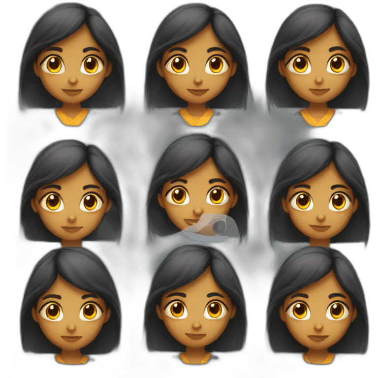 an indian young  developer girl emoji