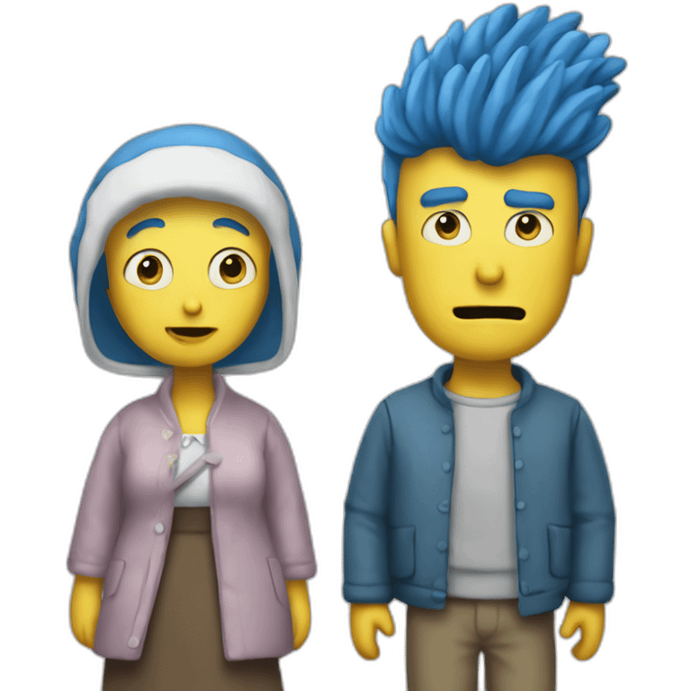 Marge and hommer emoji