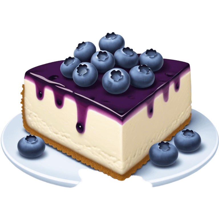 Blueberry Cheesecake  emoji