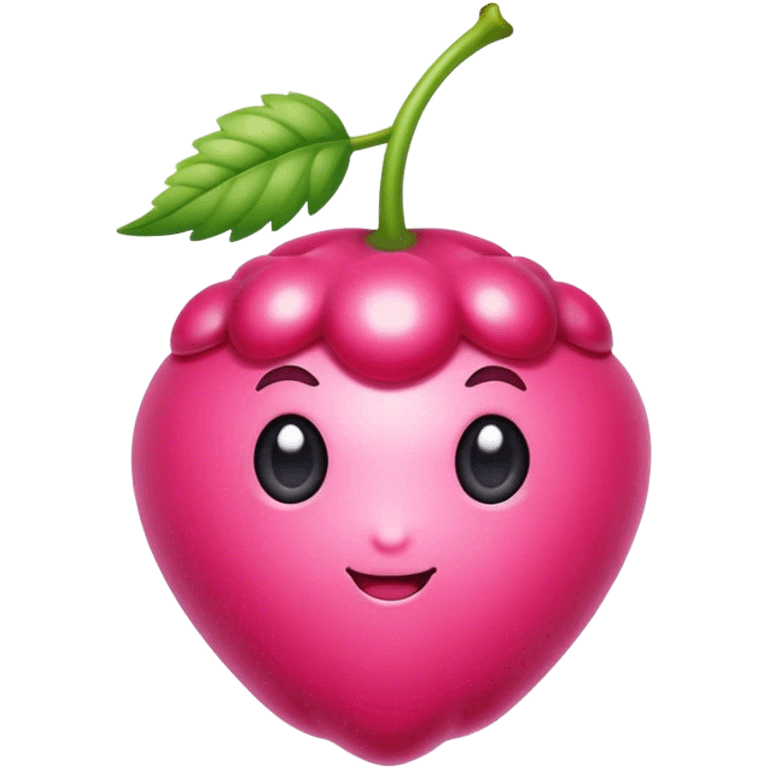 Pink berry  emoji