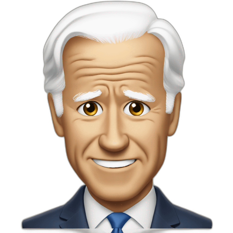 joe biden with feelings emoji