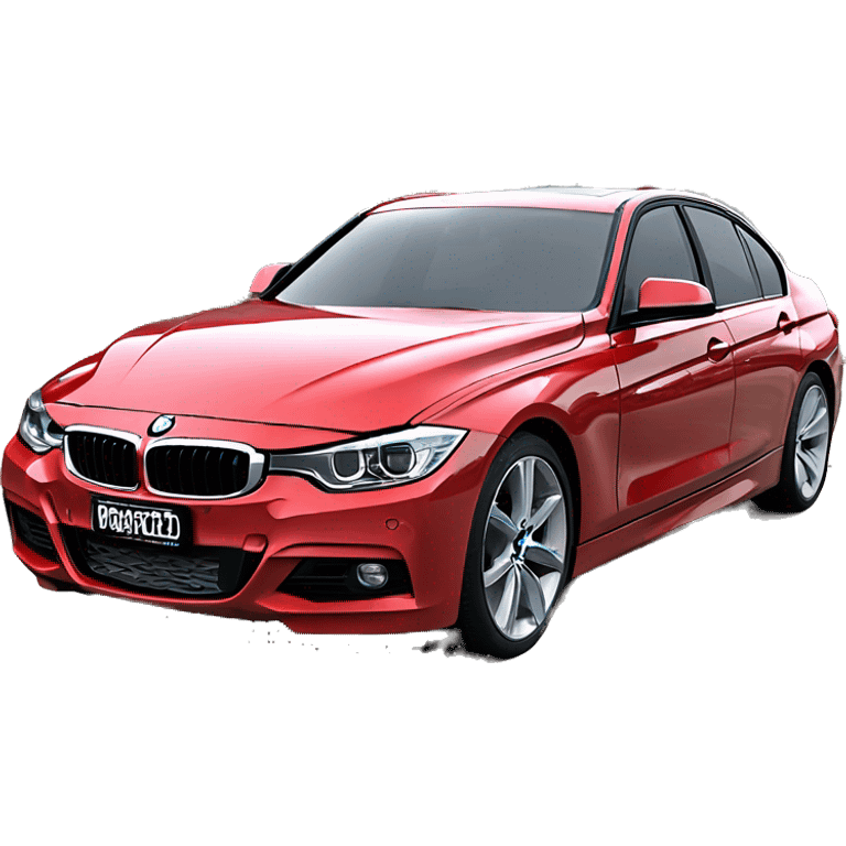 Melbourne red BMW 340i with 5% tinted windows  emoji