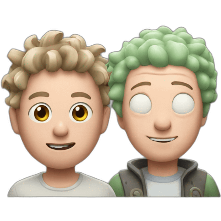 Pig and morty emoji