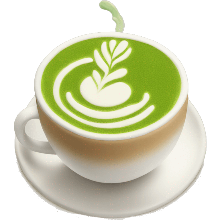 Matcha latte emoji