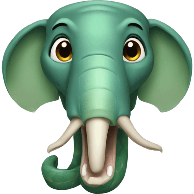 snake elephant emoji