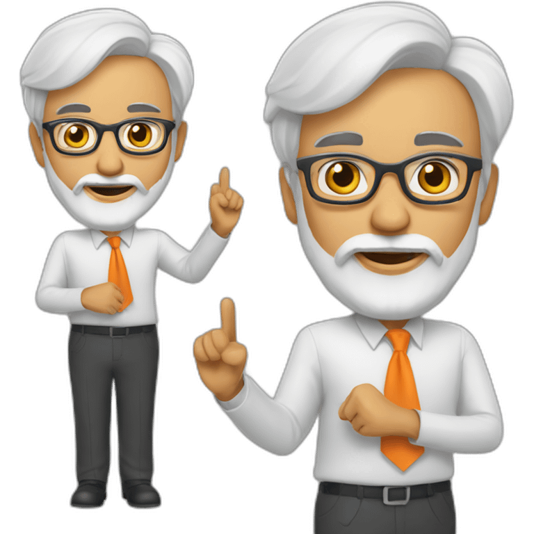 Narendera modi as teacher emoji