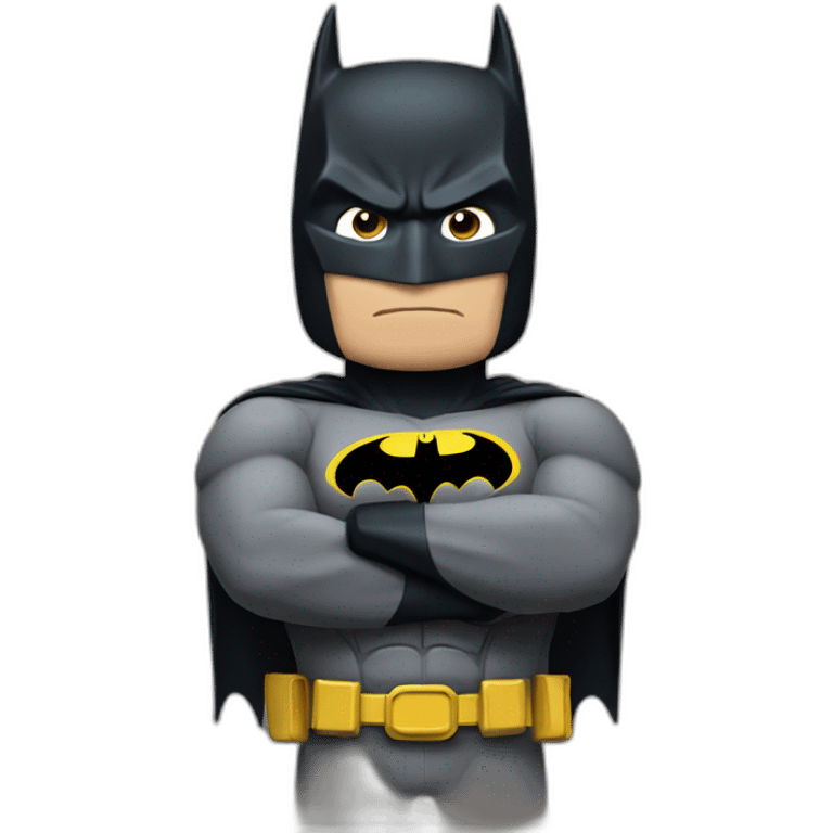 batman with arms crossed emoji