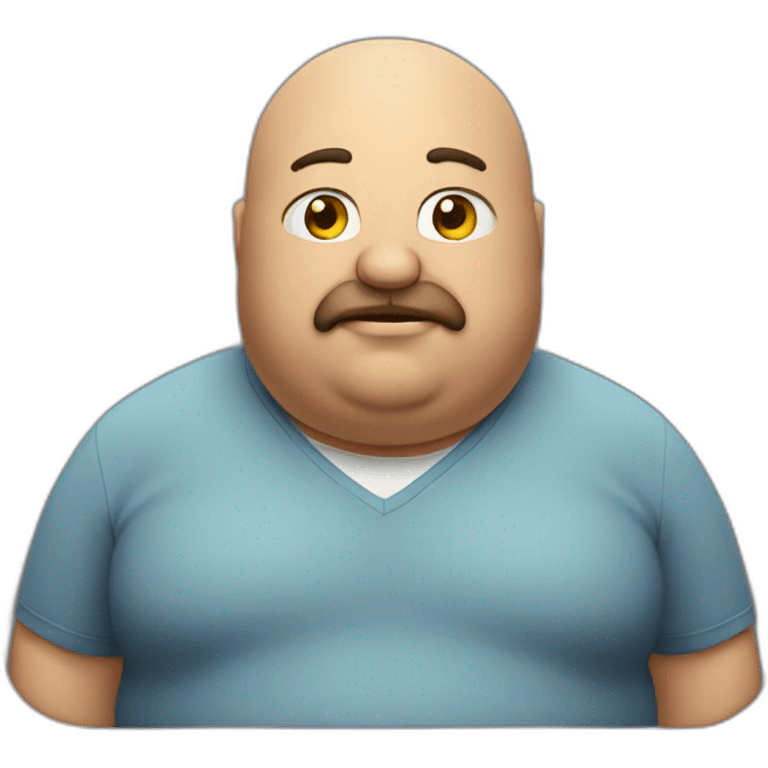 Fat men emoji