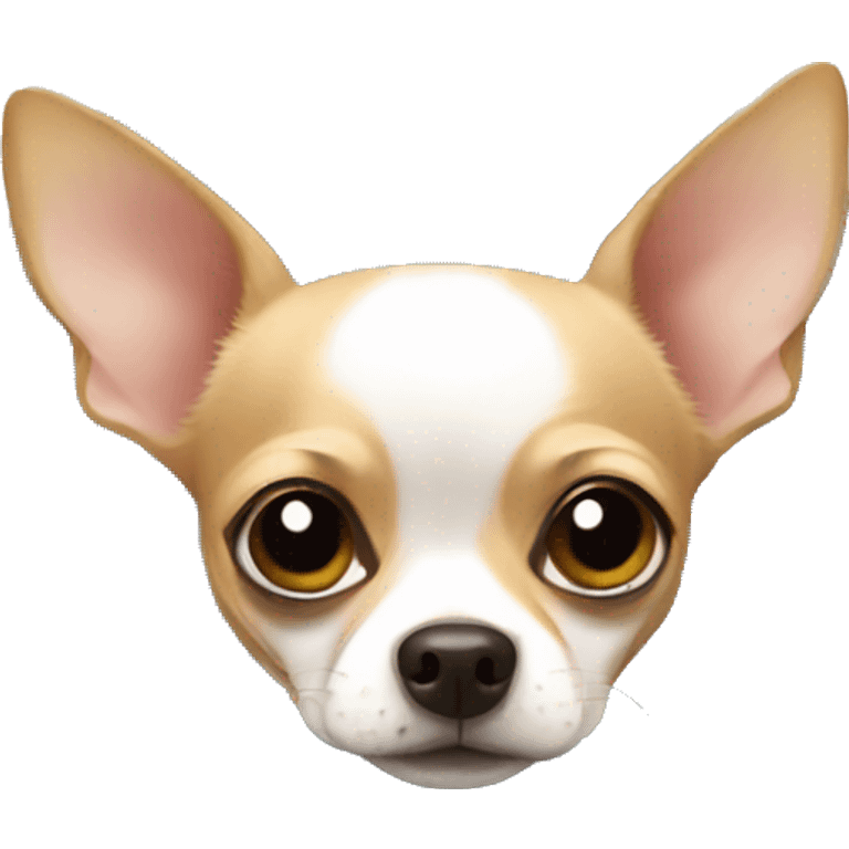 Chihuahua in a duvet emoji