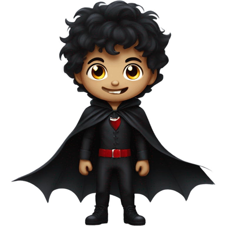 cute little boy Vampire emoji