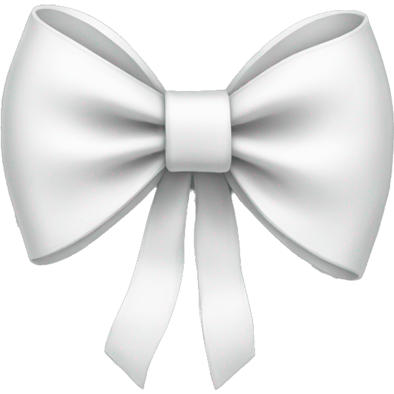 white bow emoji