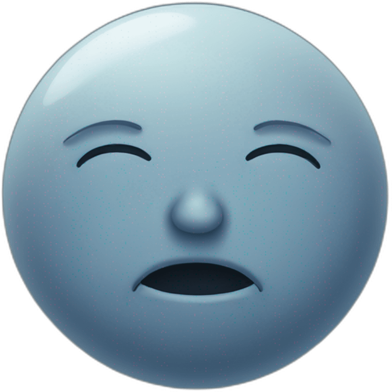 a crying moon emoji