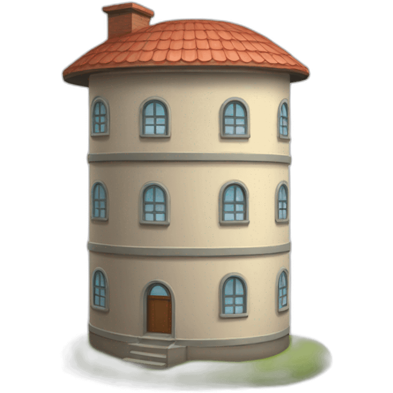 house rounded tower emoji