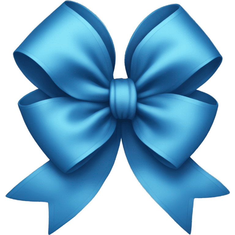 Blue bow  emoji