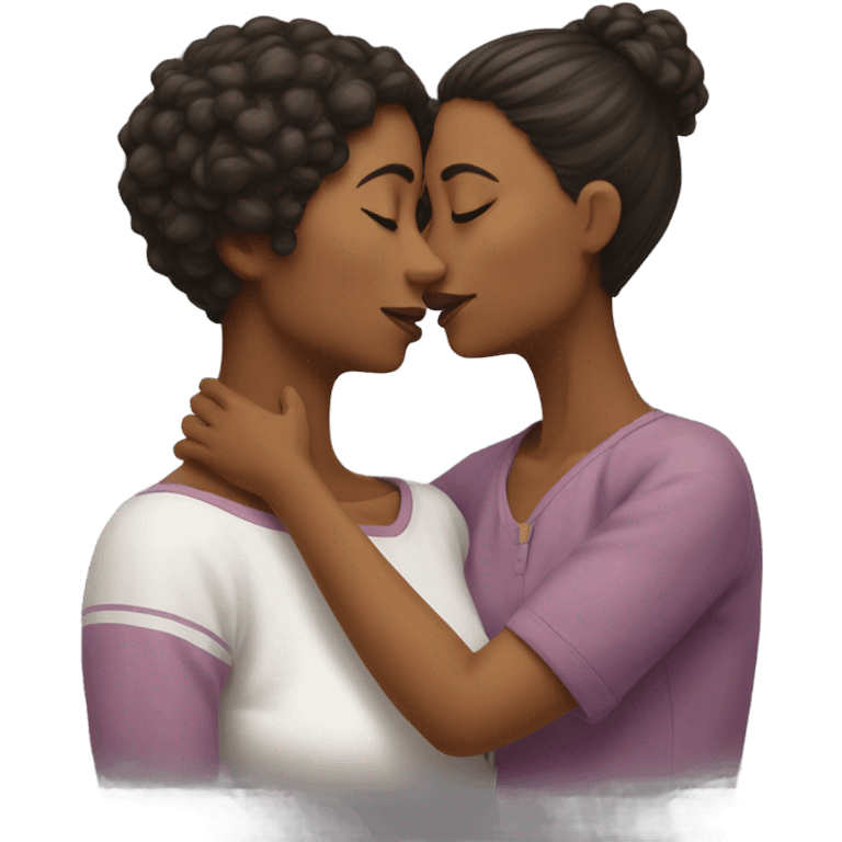 Mom kiss mom realistic  emoji