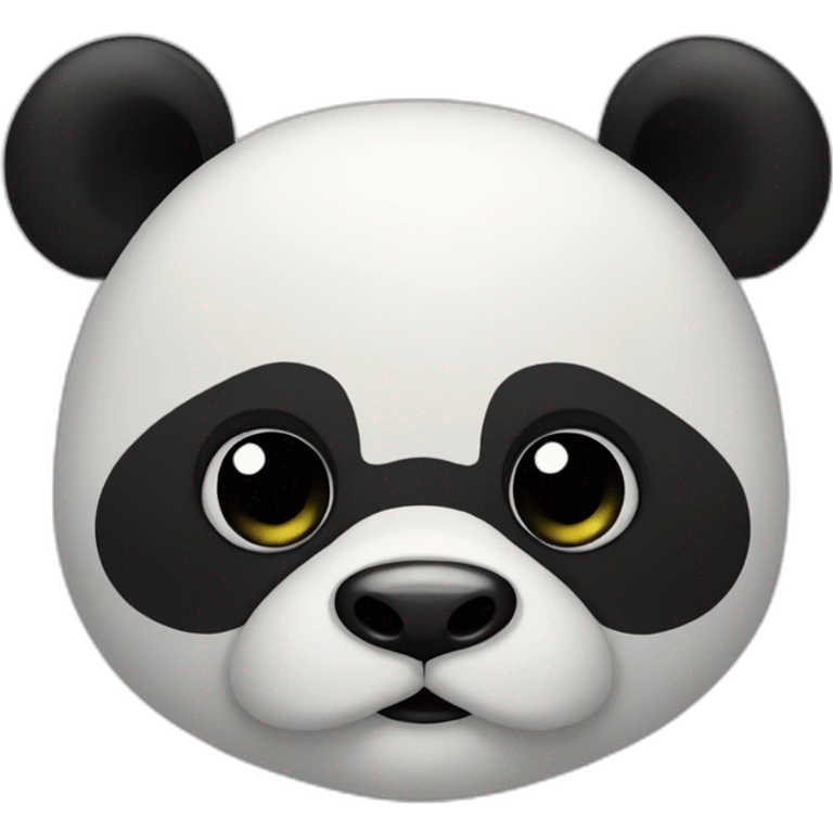 panda mustache emoji